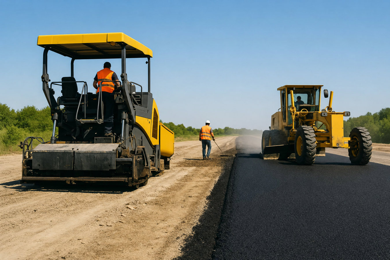 Asphalt paving