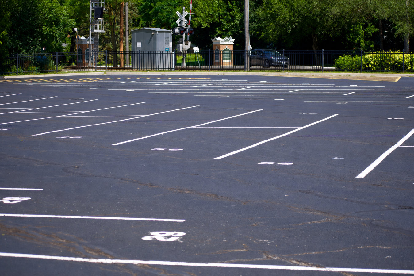Parking lot maintenance